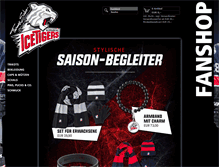 Tablet Screenshot of icetigers-shop.de